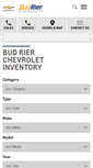 Mobile Screenshot of budrierchevrolet.com